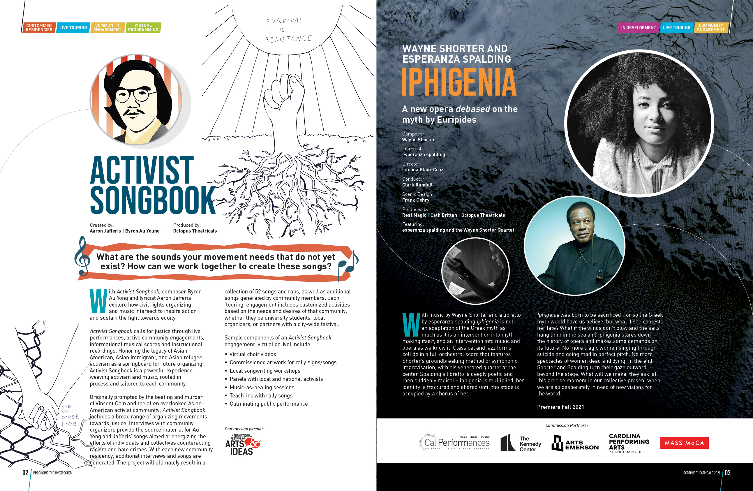 Design de Brochure par DesignFive pour Octopus Theatricals | Design #26092926