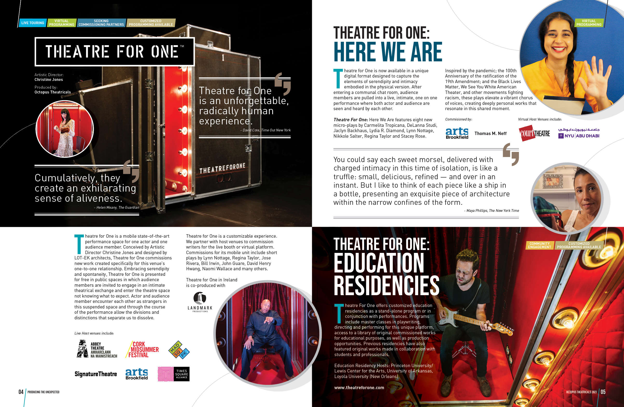 Design de Brochure par DesignFive pour Octopus Theatricals | Design #26092928