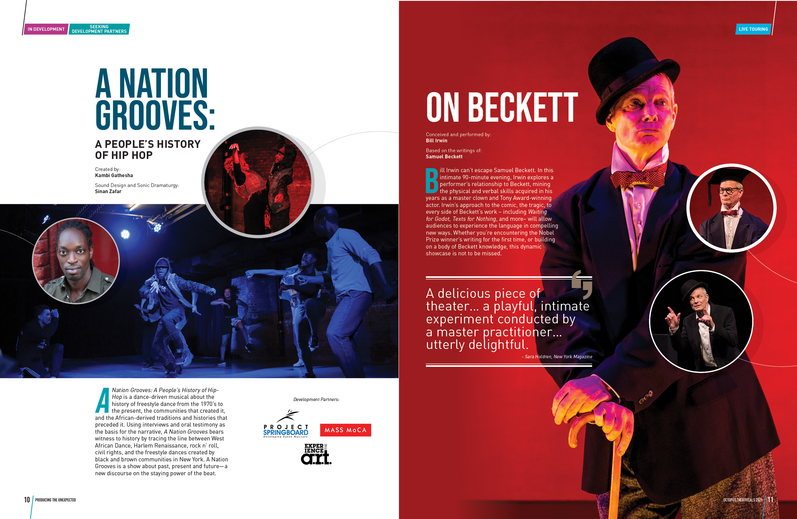 Design de Brochure par DesignFive pour Octopus Theatricals | Design #26092935