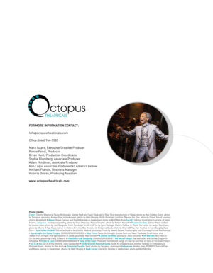 Brochure Design by DesignFive for Octopus Theatricals | Design: #26092939
