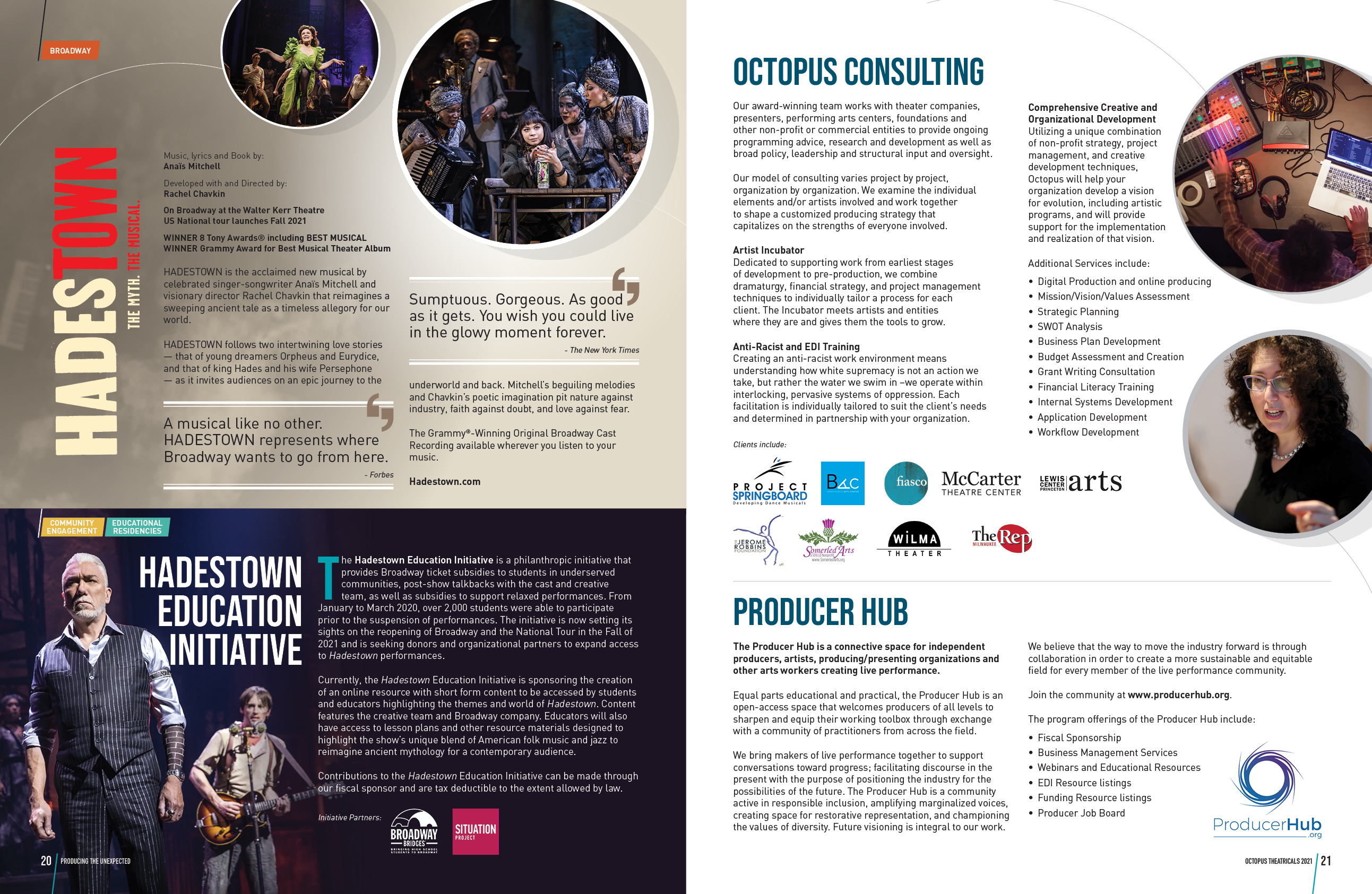 Design de Brochure par DesignFive pour Octopus Theatricals | Design #26092940