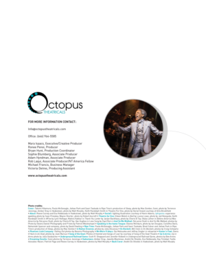 Brochure Design by DesignFive for Octopus Theatricals | Design: #26093499