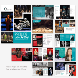 Brochure Design by Finley Johnson for Octopus Theatricals | Design: #26028675