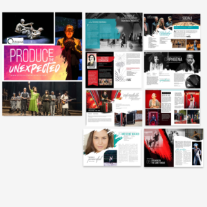 Octopus Theatricals 2021 Brochure | Broschüren-Design von Finley Johnson