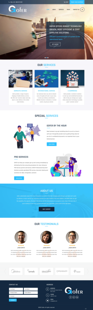 Web-Design von pb für Gofer Delivery | Design: #26021568