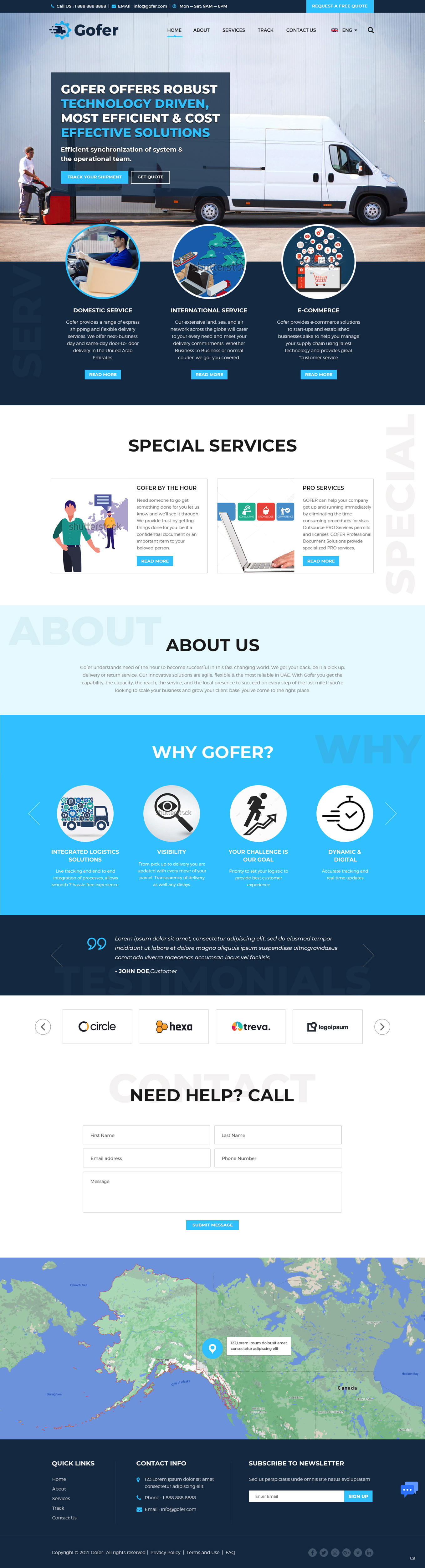 Web Design by pb for Gofer Delivery | Design #26021571