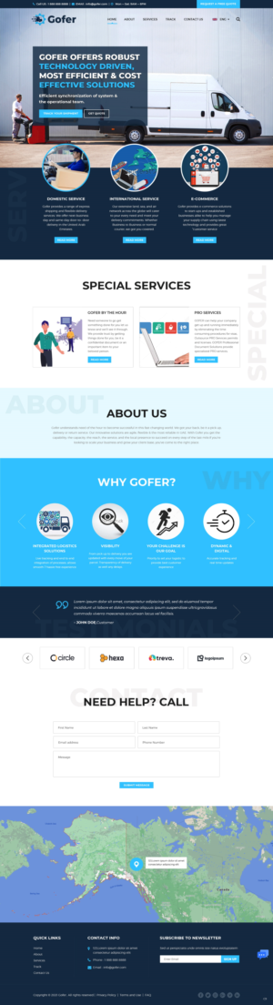 Web-Design von pb für Gofer Delivery | Design: #26021571