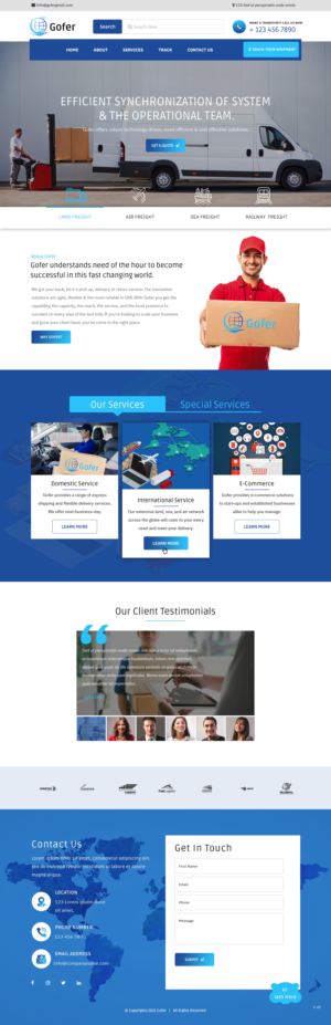 Web-Design von pb für Gofer Delivery | Design: #26021574