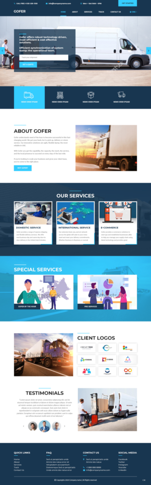Web-Design von pb für Gofer Delivery | Design: #26021576