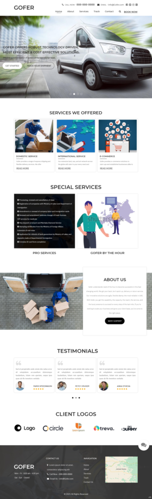 Web-Design von pb für Gofer Delivery | Design: #26021577