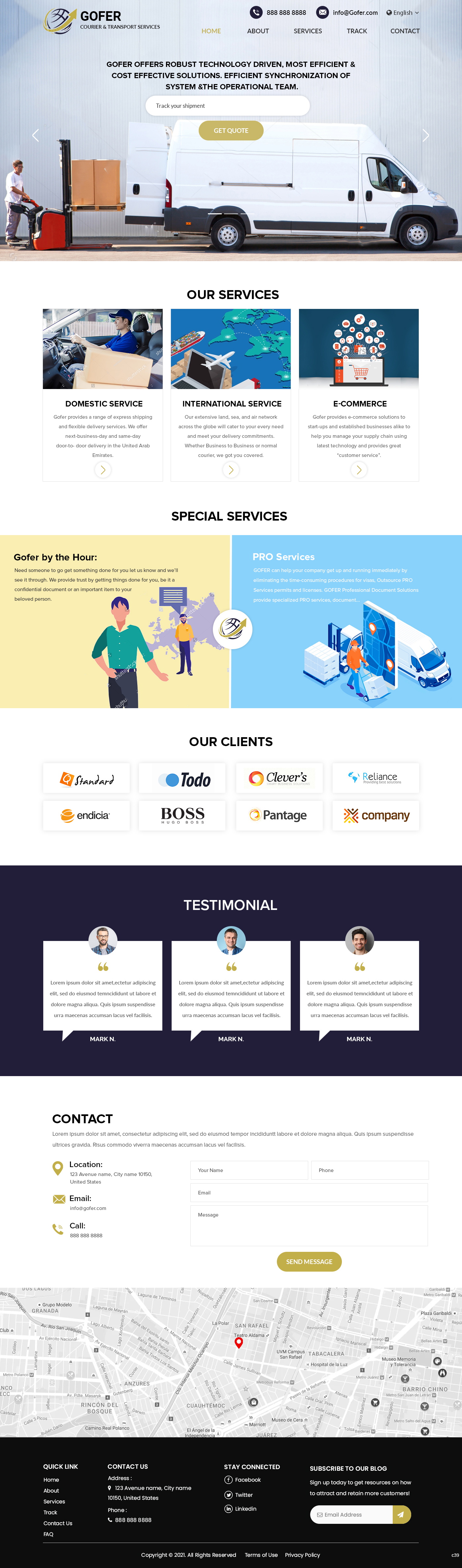 Web Design by pb for Gofer Delivery | Design #26021578