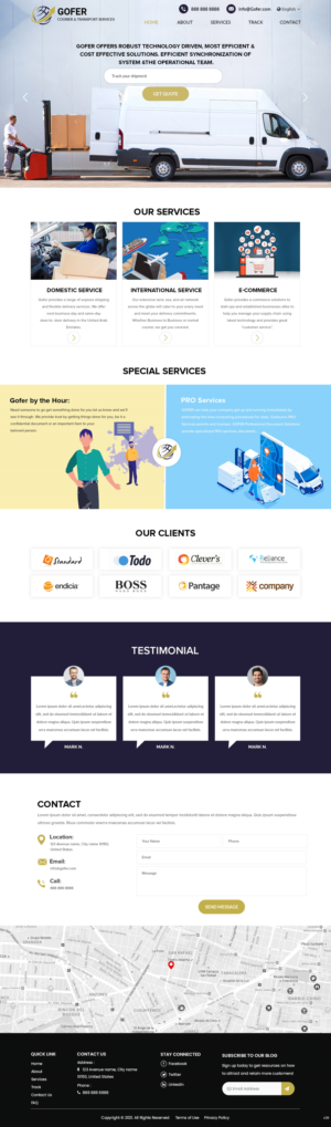 Web-Design von pb für Gofer Delivery | Design: #26021578