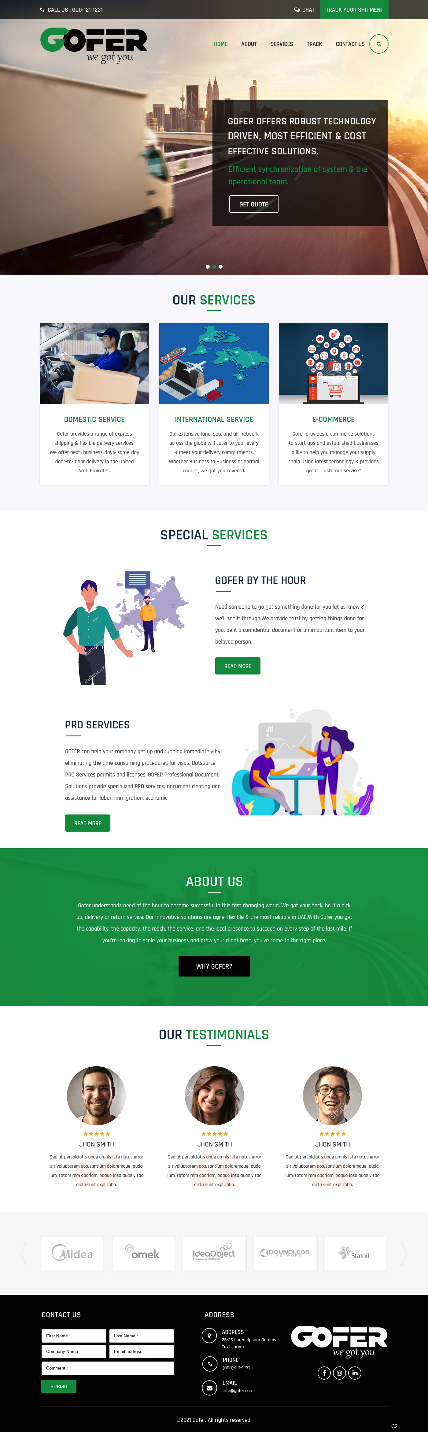 Web-Design von pb für Gofer Delivery | Design #26030837