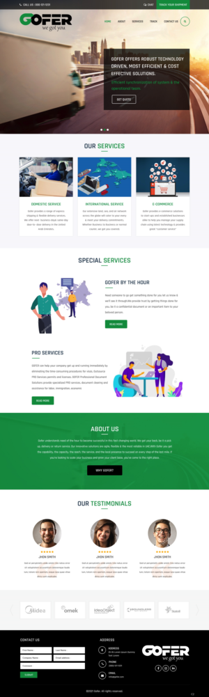Web-Design von pb für Gofer Delivery | Design: #26030837