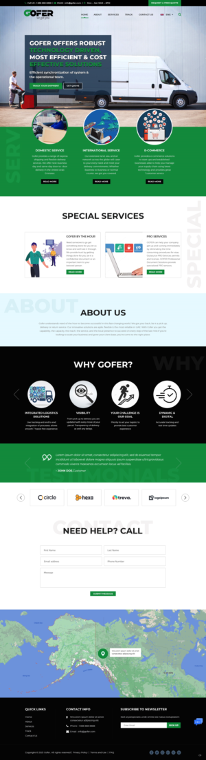 Web-Design von pb für Gofer Delivery | Design: #26030840
