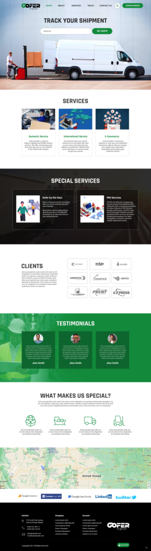 Web-Design von pb für Gofer Delivery | Design: #26030841