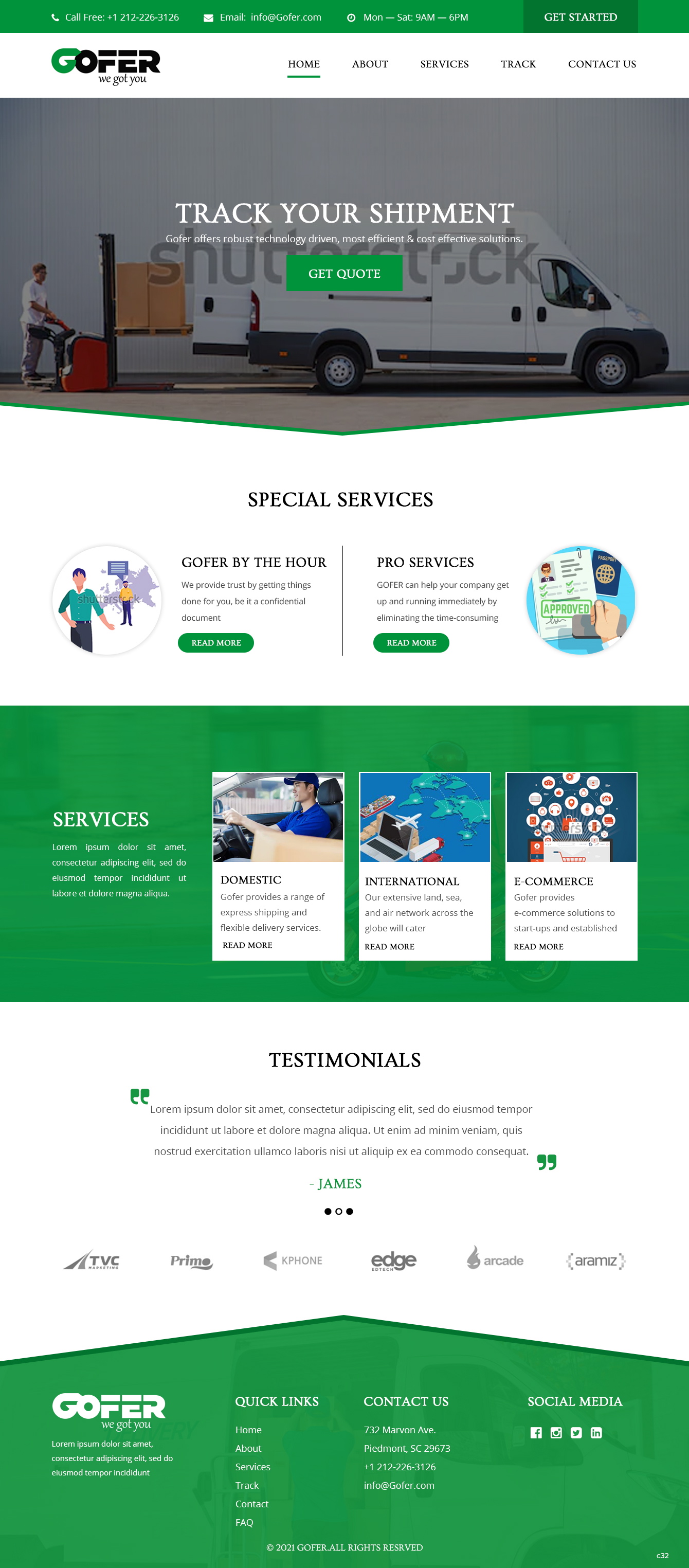 Web Design by pb for Gofer Delivery | Design #26030843