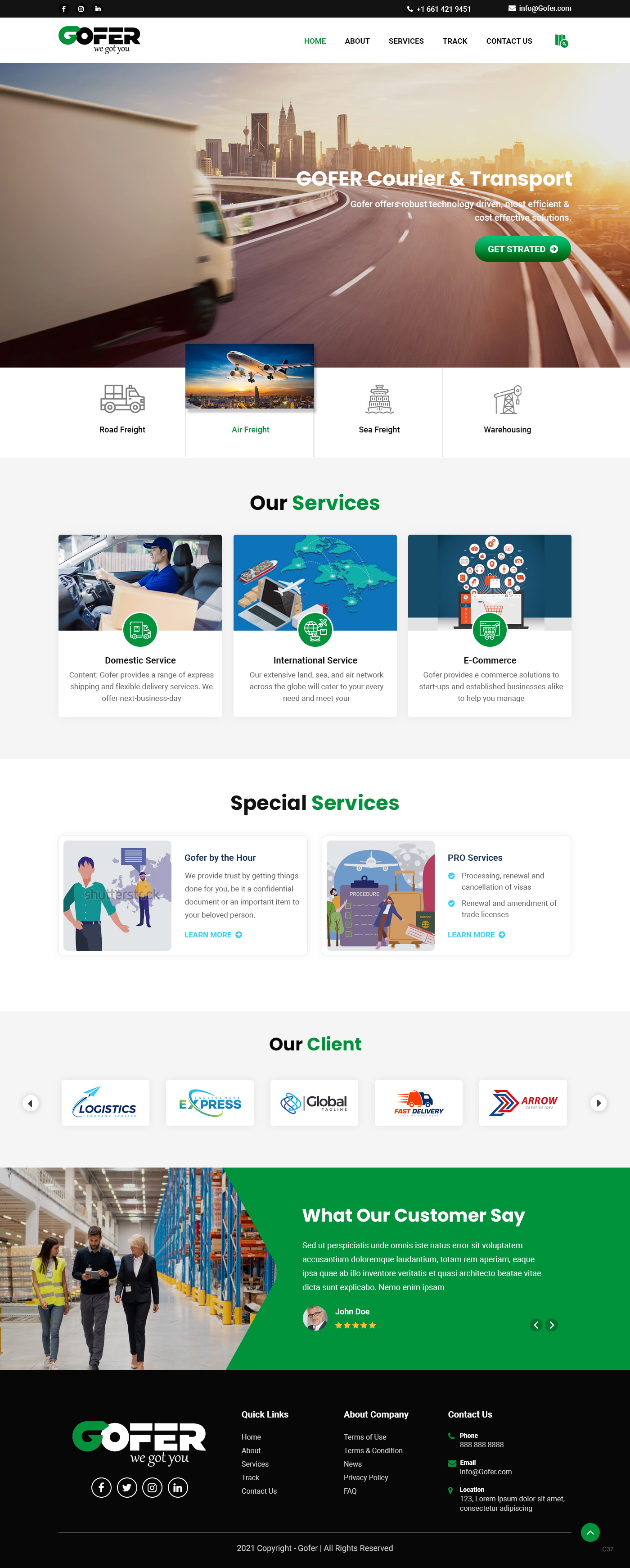 Web-Design von pb für Gofer Delivery | Design #26030845
