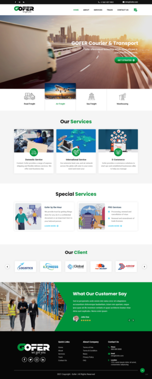 Web-Design von pb für Gofer Delivery | Design: #26030845