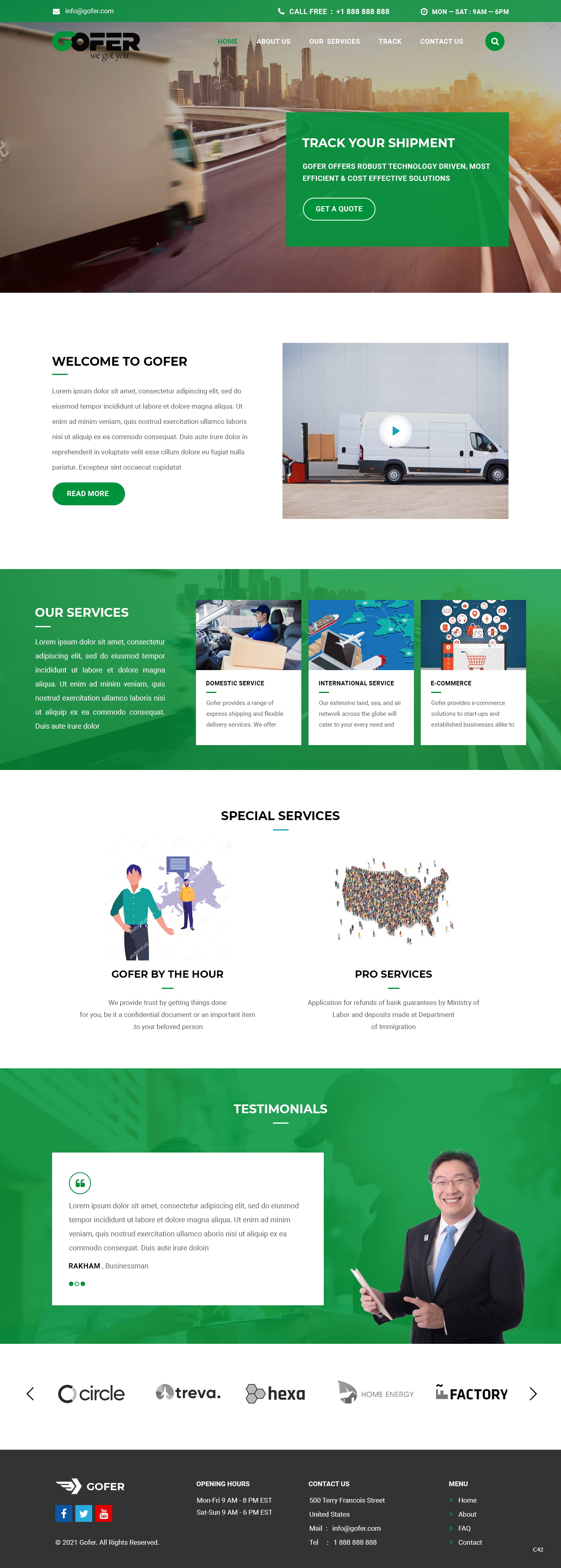Web Design by pb for Gofer Delivery | Design #26030848