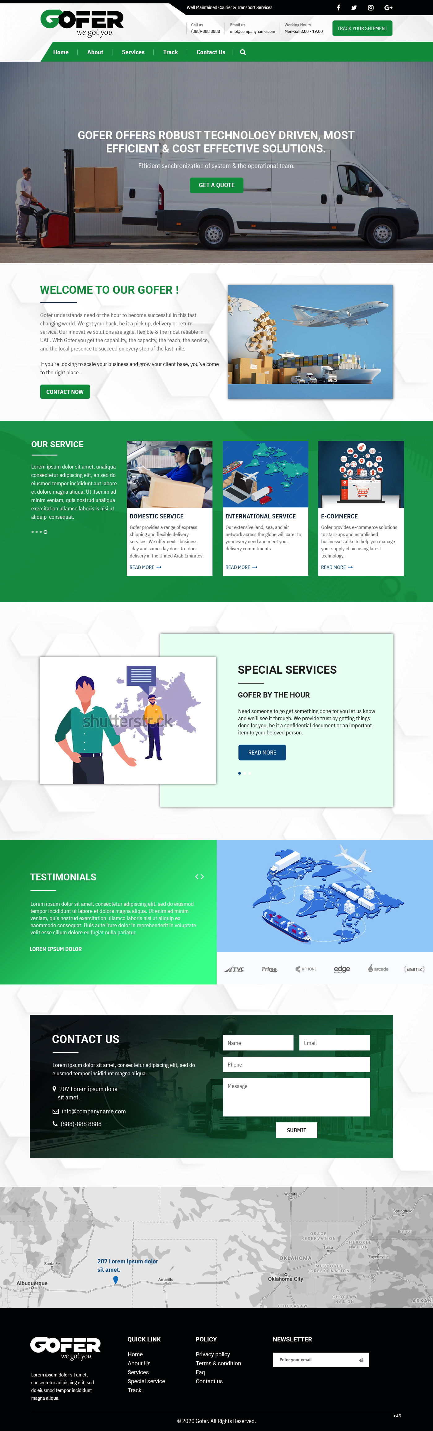 Web Design by pb for Gofer Delivery | Design #26030851
