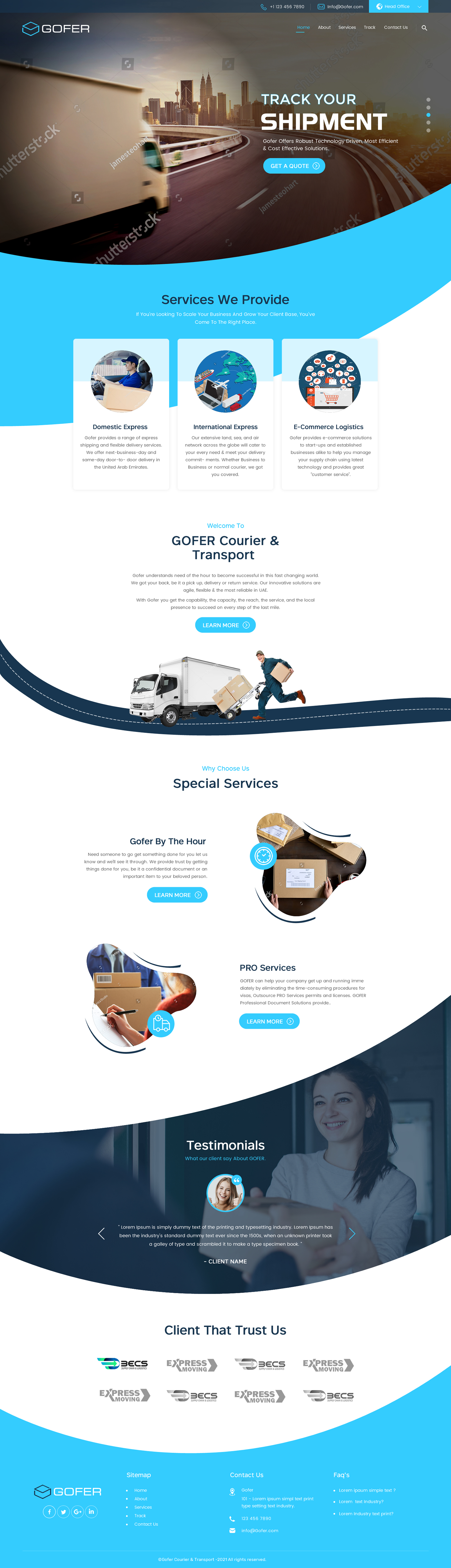 Web-Design von rightway für Gofer Delivery | Design #26017611