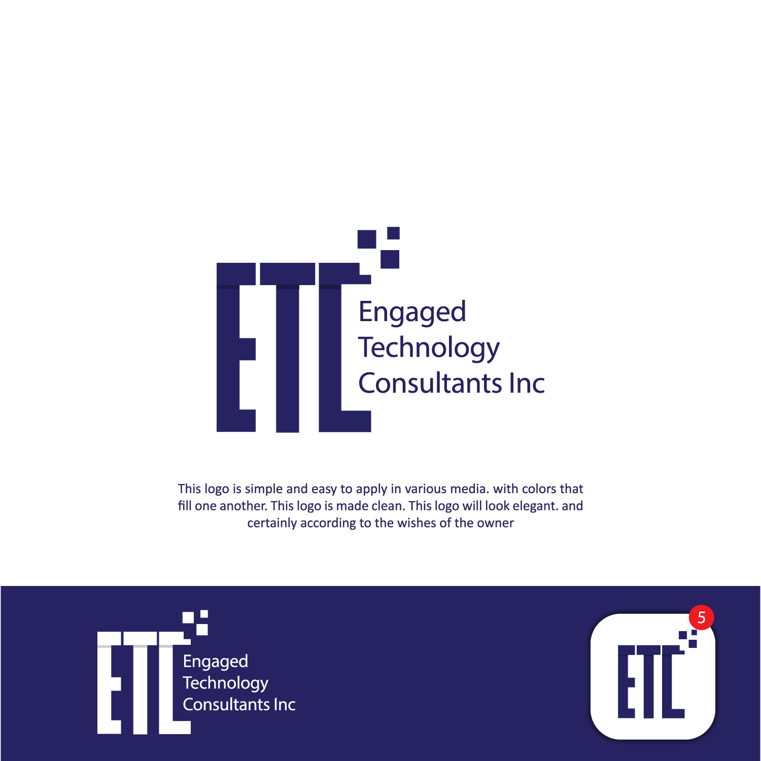 Logo-Design von zulkifli  pulungan für Engaged Technology Consultants Inc. | Design #26029371