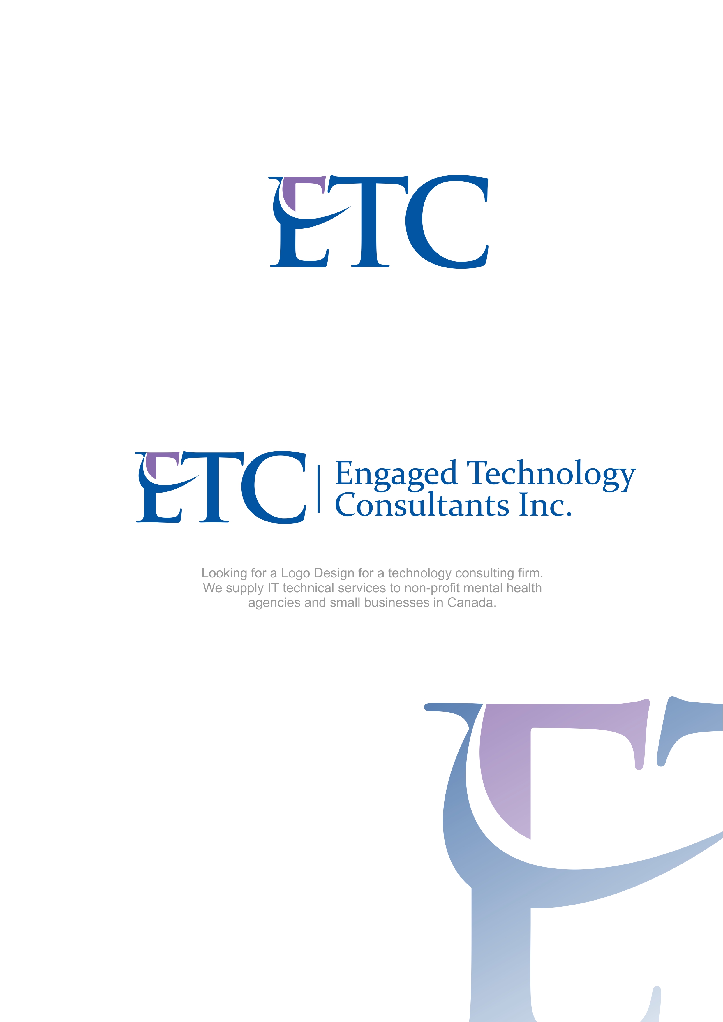 Diseño de Logo por alok bhopatkar para Engaged Technology Consultants Inc. | Diseño #26027544