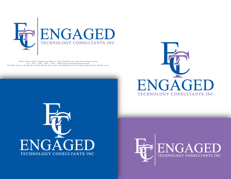 Logo Design by Pro_DesignMaster for Engaged Technology Consultants Inc. | Design #26028008