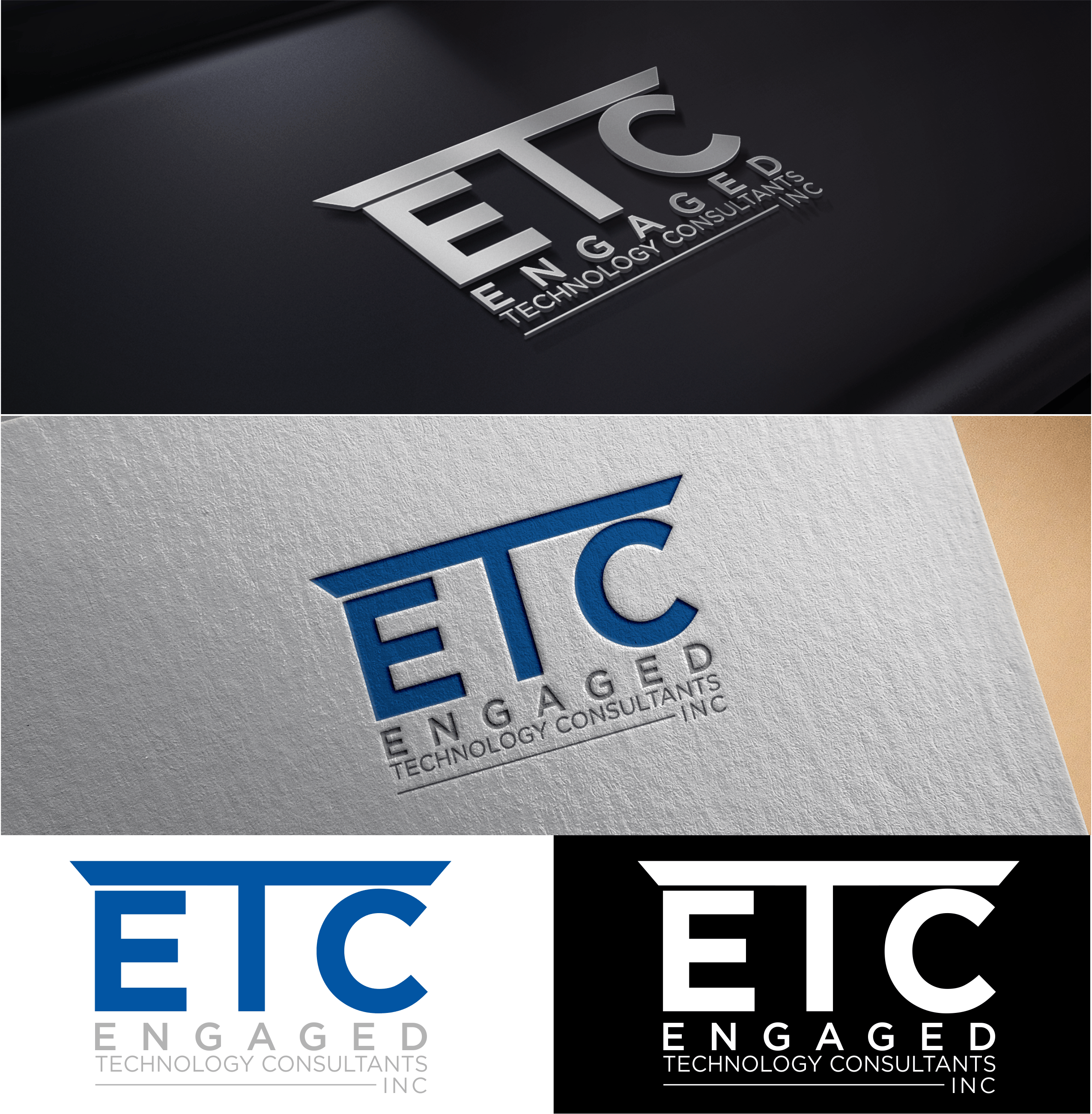Diseño de Logo por ERLANDO RONTE RDJ para Engaged Technology Consultants Inc. | Diseño #26020069