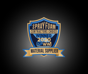 Spray Foam World Wide, WINNER, CONTRACTORS CHOICE, 2020, MATERIAL SUPPLIER | Diseño de Logo por CreativeFeather
