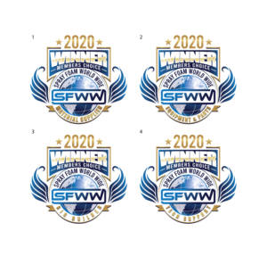 Spray Foam World Wide, WINNER, CONTRACTORS CHOICE, 2020, MATERIAL SUPPLIER | Design de Logo par geni