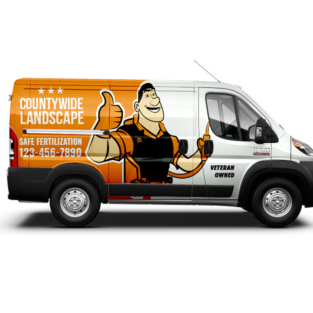 Car Wrap-Design von DesignNXT für Countywide Landscape | Design #26043333