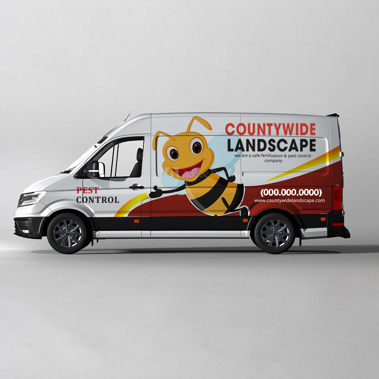 Diseño de Rotulación de Vehículo por Creative Jiniya para Countywide Landscape | Diseño #26013802