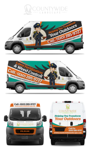 Car Wrap Design by SAI DESIGNS for Countywide Landscape | Design: #26035472