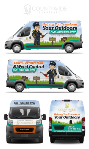 Car Wrap-Design von SAI DESIGNS für Countywide Landscape | Design: #26037036