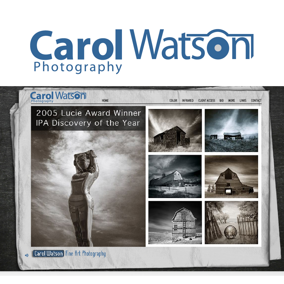 Logo Design by Alfie Tubillara for Carol Watson Photogr | Design #64781