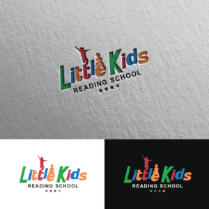 Little Kids Reading School | Logo Design by Rii