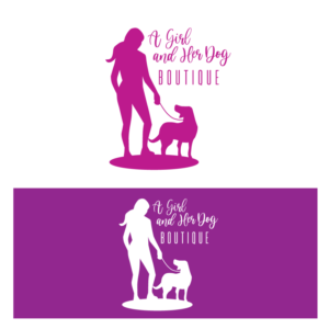 Diseño de Logo por wanagaran para A Girl and Her Dog Boutique | Diseño #26018496