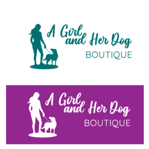 Design de Logo par wanagaran pour A Girl and Her Dog Boutique | Design : #26019620