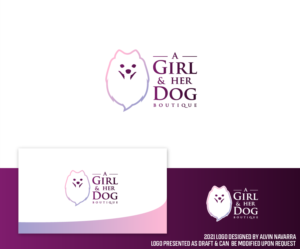Design de Logo par alvinnavarra pour A Girl and Her Dog Boutique | Design : #26027473