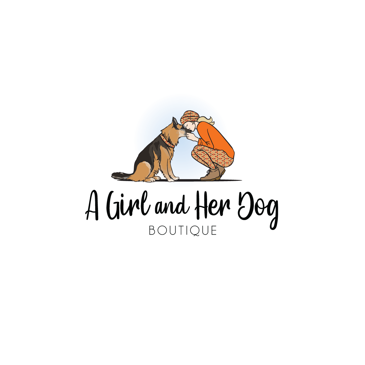 Design de Logo par Samantha Ward Design pour A Girl and Her Dog Boutique | Design #26039630