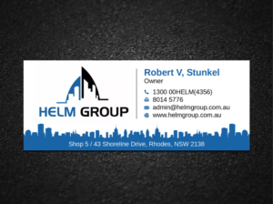 Stationery Design by Imagine design000 for Helm Group Pty Ltd | Design #26019559