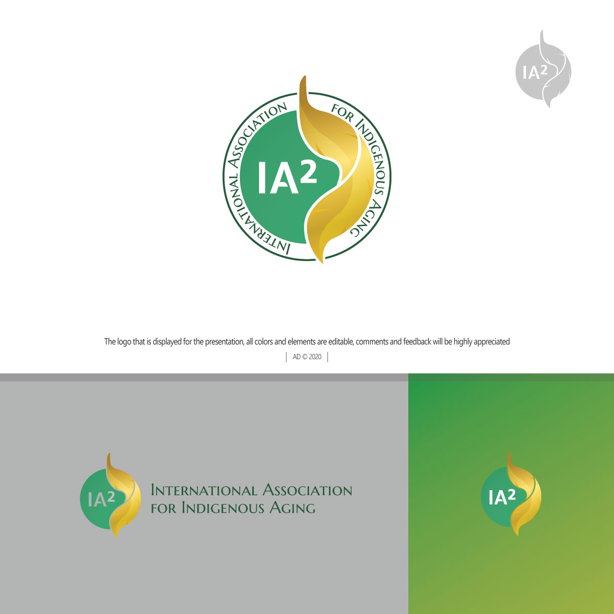 Logo-Design von Arjuna Design für International Association for Indigenous Aging | Design #26032987