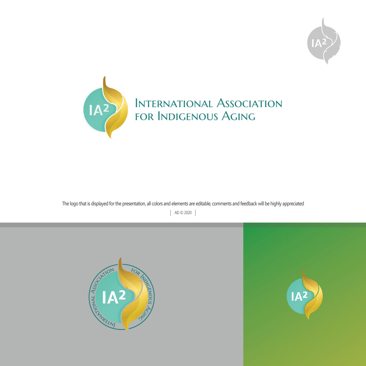 Logo Design by Arjuna Design for International Association for Indigenous Aging | Design #26042694