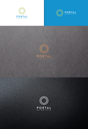 Portal Scientific or (PortalScientific.us) | Logo Design by Paperfox Designs