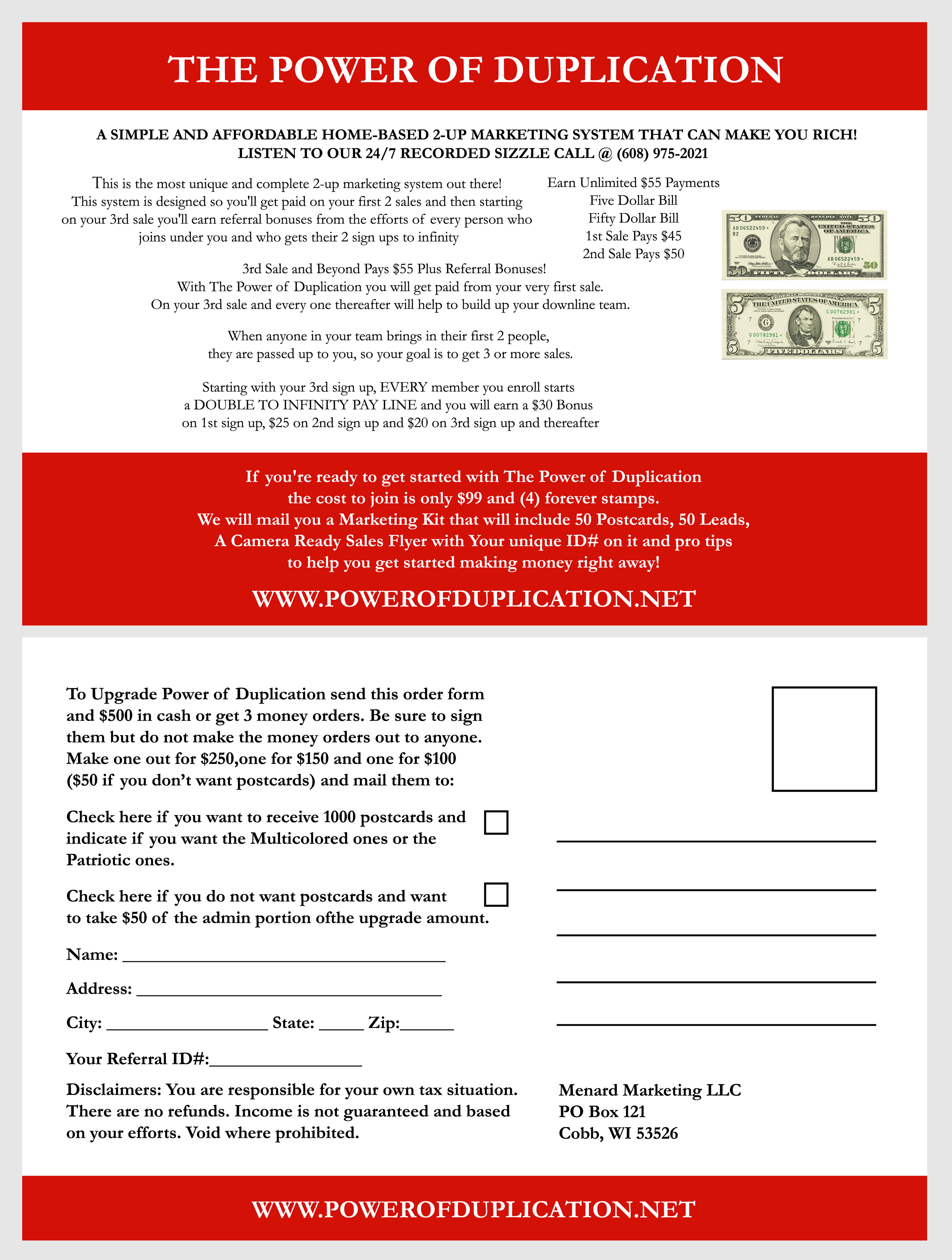 Postcard Design by Putra Makarin for Menard Marketing LLC | Design #26024223