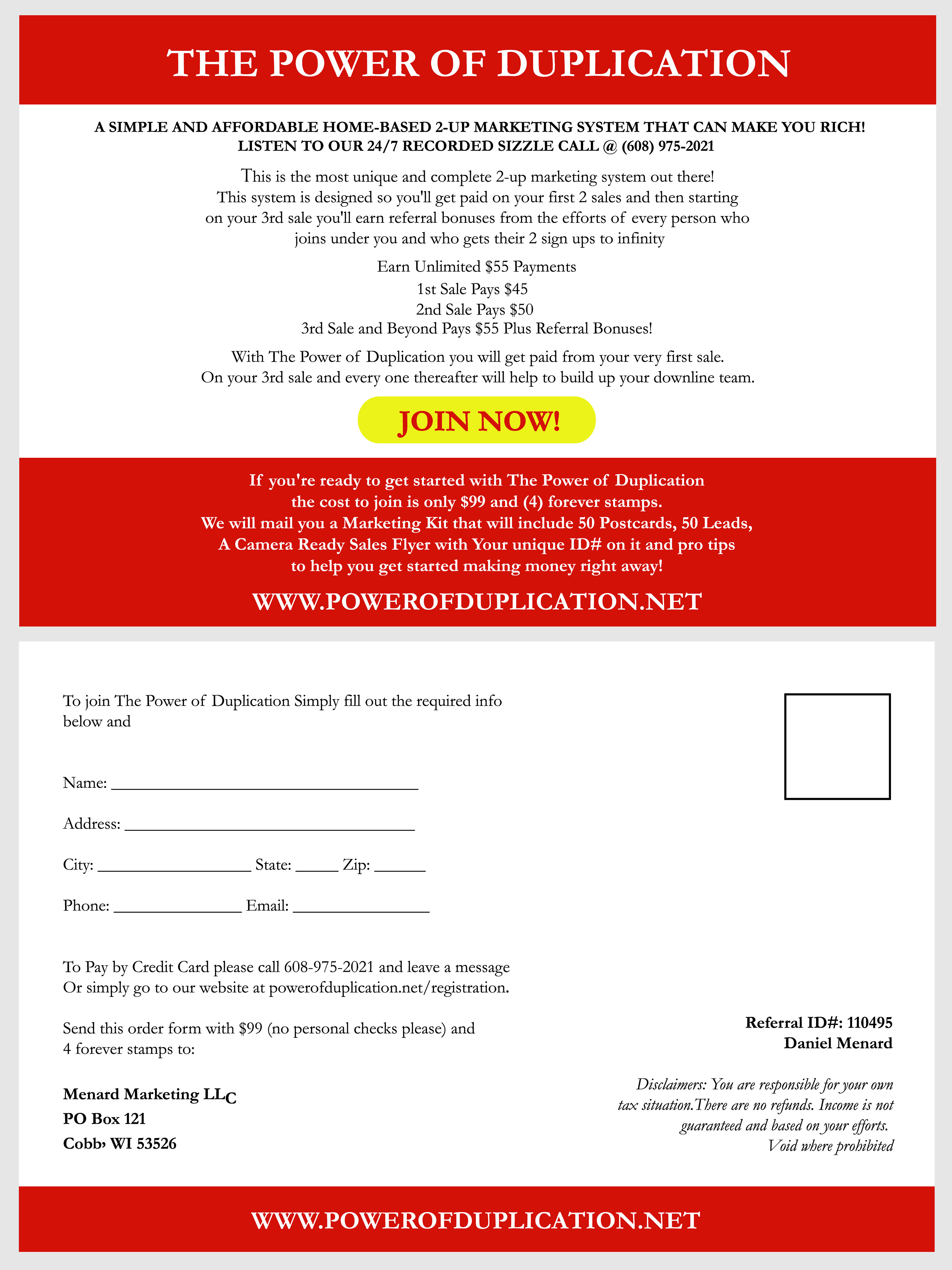 Postkarten-Design von Putra Makarin für Menard Marketing LLC | Design #26024961