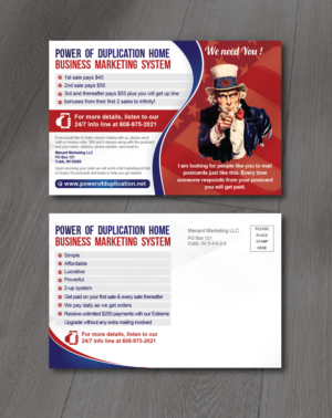 Design de Carte Postale par alex989 pour Menard Marketing LLC | Design : #26017247