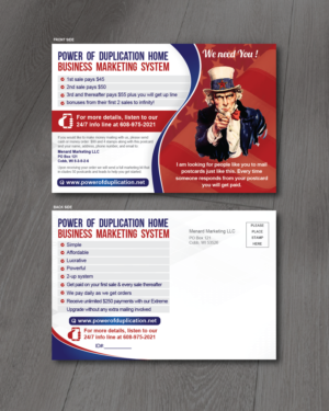 Design de Carte Postale par alex989 pour Menard Marketing LLC | Design : #26025287